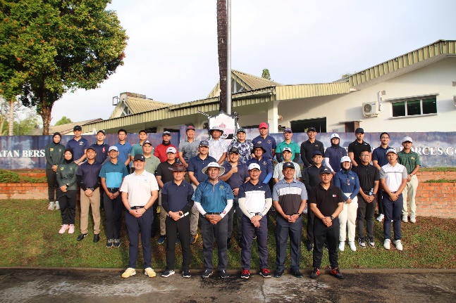 ROYAL BRUNEI NAVY OFFICERS HELD GOLF INTERACTION IN CONJUNCTION WITH RBN 58TH ANNIVERSARY