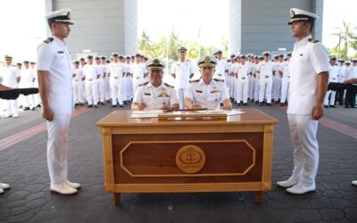 HANDING OVER CEREMONY FOR NEWLY ACTING COMMANDANT NAVAL TRAINING, NAVAL TRAINING CENTRE, ROYAL BRUNEI NAVY