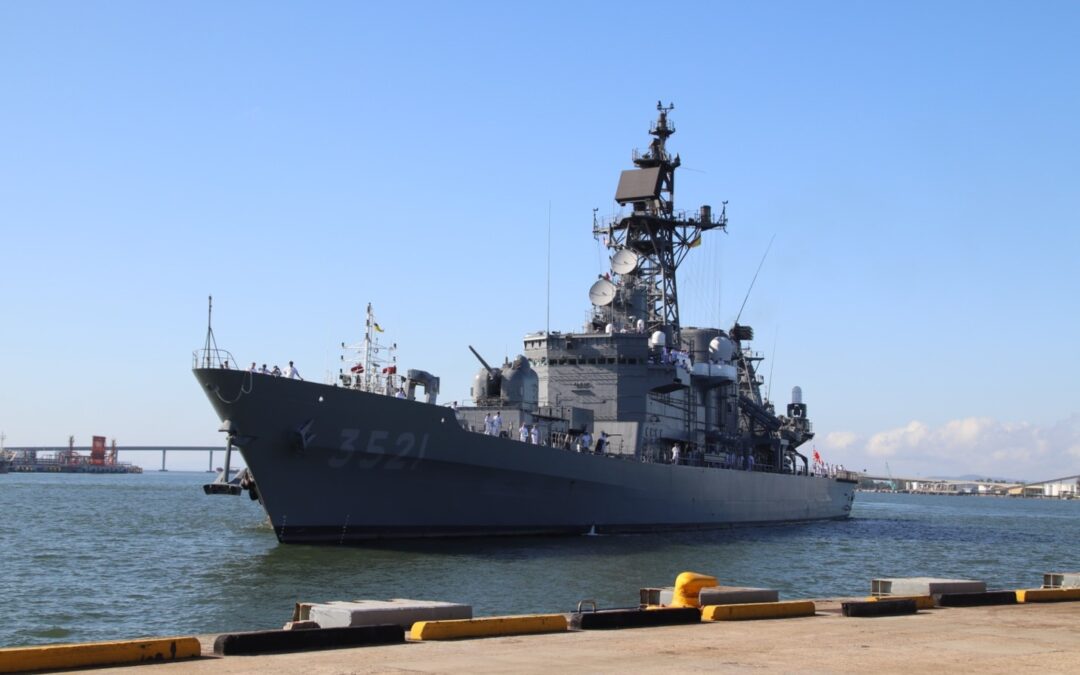 JS SHIMAKAZE AND JS SUZUNAMI OF THE JAPAN MARITIME SELF-DEFENCE FORCE CONDUCTED A GOODWILL VISIT TO BRUNEI DARUSSALAM