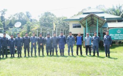 JANGKAUAN RAMADHAN PROGRAMME AT BALAI IBADAT KAMPONG SUKANG BY OFFICERS AND RATINGS OF RBN HEADQUARTERS