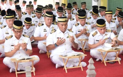 ROYAL BRUNEI NAVY HELD SURAH YAASIN AND TAHLIL RECITATION AT THE ROYAL MAUSOLEUM IN CONJUNCTION WITH THE HOLY MONTH OF RAMADHAN 1445