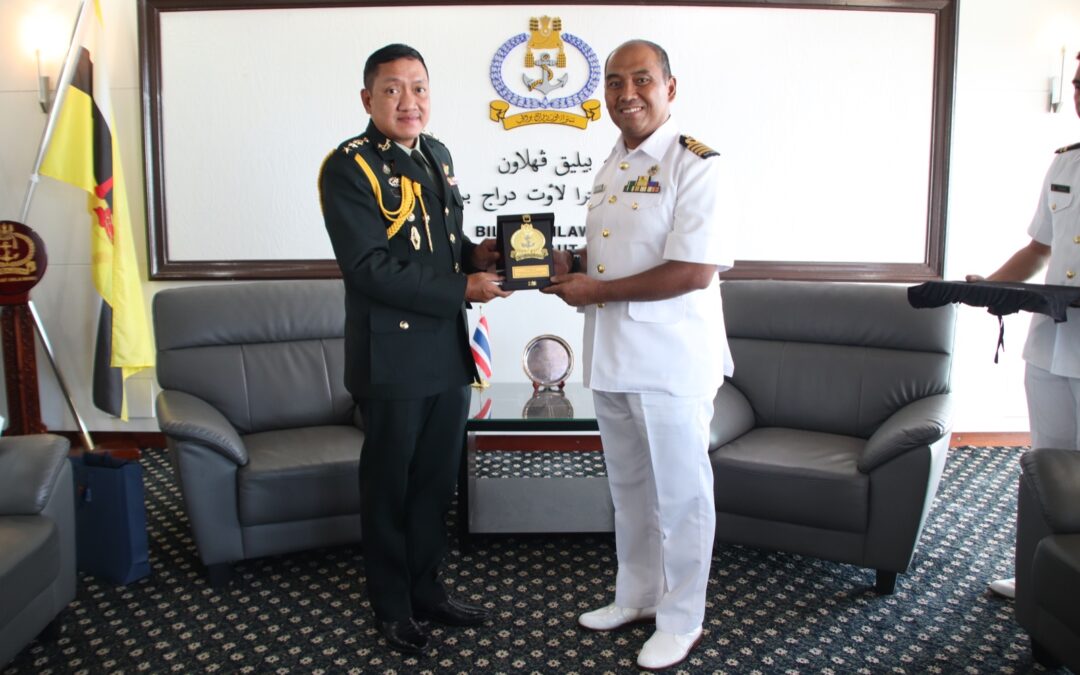 ACTING COMMANDER RBN RECEIVES FAREWELL CALL BY OUTGOING DEFENCE ATTACHE THAILAND AND INTRODUCTORY CALL BY INCOMING DEFENCE ATTACHE THAILAND