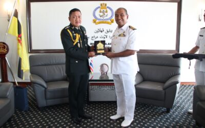 ACTING COMMANDER RBN RECEIVES FAREWELL CALL BY OUTGOING DEFENCE ATTACHE THAILAND AND INTRODUCTORY CALL BY INCOMING DEFENCE ATTACHE THAILAND