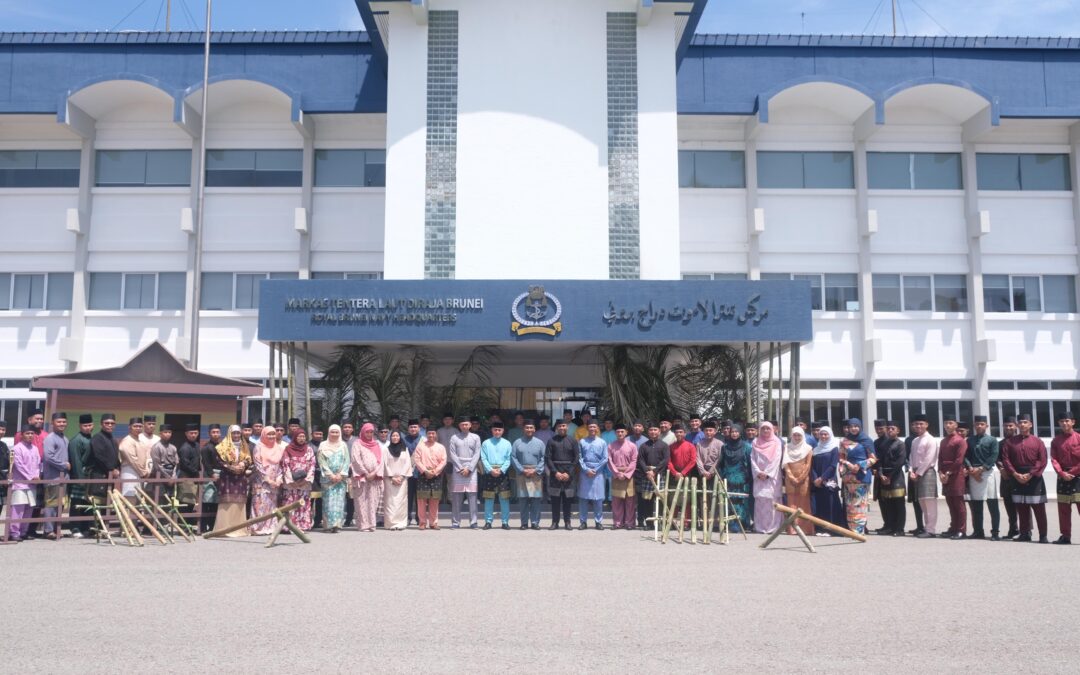 ROYAL BRUNEI NAVY SAILING INTO HARI RAYA AIDIL FITRI OPEN OFFICE CELEBRATION