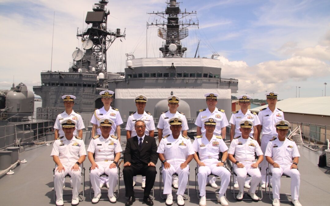 JS KASHIMA AND JS SHIMAKAZE OF JAPAN MARITIME SELF-DEFENSE FORCE (JMSDF) MADE A GOODWILL VISIT TO NEGARA BRUNEI DARUSSALAM