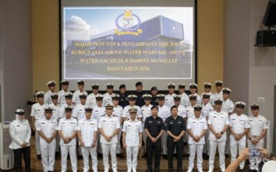 CLOSING CEREMONY AND CERTIFICATE PRESENTATION FOR BASIC ABOVE WATER WARFARE, ABOVE WATER TACTICAL AND MARINE SIGNALLER COURSE 2024