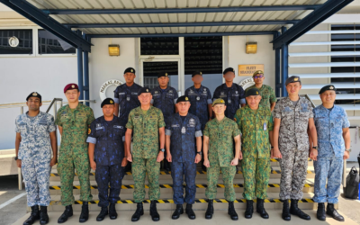 Royal Brunei Navy Hosts Working Visit from Sargeant Major Singapore Armed Forces