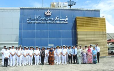 PARTICIPANTS OF THE SENIOR NON-COMMISSIONED OFFICERS SESSION 2024 VISIT THE NATIONAL DISASTER MANAGEMENT CENTRE