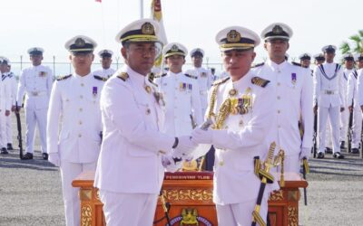 CHANGE OF COMMAND CEREMONY FOR THE COMMANDER OF ROYAL BRUNEI NAVY