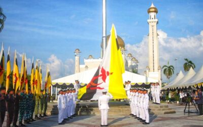 NATIONAL FLAG HOISTING CEREMONY TO MARK BRUNEI DARUSSALAM’S 41st NATIONAL DAY