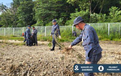 THE ROYAL BRUNEI NAVY CONDUCT CLEANING CAMPAIGN AT MOSQUES IN PREPARATION FOR RAMADHAN 1446H