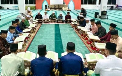 SUPPORT SERVICES HEADQUARTERS JOINS TERAWIH AND TEDARUS AT KAMPUNG PENANJONG MOSQUE AS PART OF RBN JANGKAUAN RAMADHAN