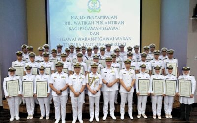 PRESENTATION OF LETTERS OF CREDENCE TO OFFICERS AND WARRANT OFFICERS OF THE ROYAL BRUNEI NAVY