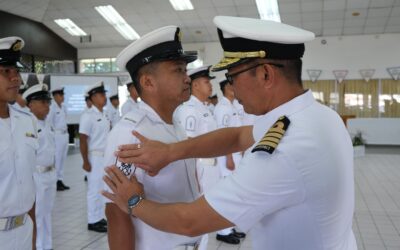 PROMOTION CEREMONY FOR ROYAL BRUNEI NAVY BASE HEADQUARTERS JUNIOR RATES