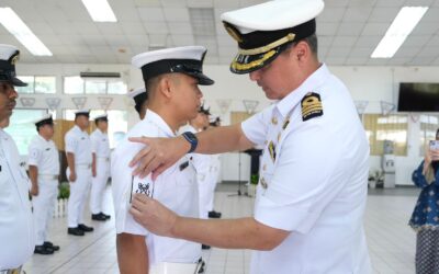 PROMOTION CEREMONY FOR THE JUNIOR RATES FROM THE ROYAL BRUNEI NAVY HEADQUARTERS