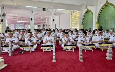 MAJLIS MEMBACA YAASIN DAN TAHLIL DI KUBAH MAKAM DIRAJA SEMPENA SAMBUTAN JUBLI INTAN TENTERA LAUT DIRAJA BRUNEI
