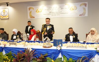 TENTERA LAUT DIRAJA BRUNEI MENGADAKAN MAJLIS MAKAN BERADAT BAGI PTB KANAN SEMPENA JUBLI INTAN TLDB