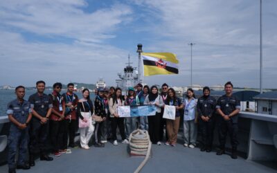 TENTERA LAUT DIRAJA BRUNEI MENERIMA LAWATAN DARIPADA PESERTA OCEAN WEEK 2025