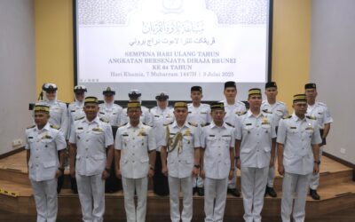 TENTERA LAUT DIRAJA BRUNEI MENGANJUR MUSABAQAH TILAWAH AL-QURAN SEMPENA SAMBUTAN HUT ABDB KE-64