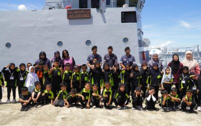 TENTERA LAUT DIRAJA BRUNEI MENERIMA LAWATAN DARIPADA SEKOLAH RENDAH TANJONG KINDANA