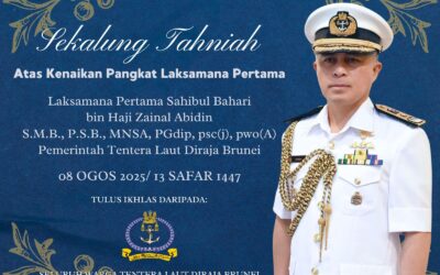 PEMERINTAH TLDB DINAIKKAN PANGKAT KE LAKSAMANA PERTAMA