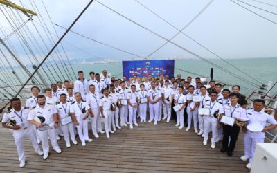 TLDB SERTAI PROGRAM PELAYARAN ASEAN PLUS CADET SAIL 2025 (APCS2025) ANJURAN TENTARA NASIONAL INDONESIA ANGKATAN LAUT (TNI-AL)