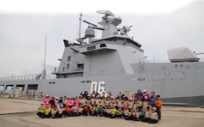 SEKOLAH STELLA, SUNGAI AKAR DAN SEKOLAH STELLA, TAMAN MANGGIS LAWATAN KE TENTERA LAUT DIRAJA BRUNEI