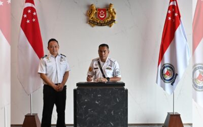 TENTERA LAUT DIRAJA BRUNEI DAN TENTERA LAUT REPUBLIK SINGAPURA PERKUKUH HUBUNGAN MELALUI PROGRAM PERTUKARAN PEGAWAI WARAN KANAN