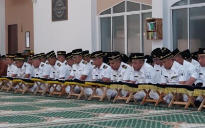TENTERA LAUT DIRAJA BRUNEI MENGADAKAN MAJLIS KHATAM AL-QURAN SEMPENA SAMBUTAN ULANG TAHUN HARI KEPUTERAAN KEBAWAH DULI YANG MAHA MULIA PADUKA SERI BAGINDA SULTAN DAN YANG DI-PERTUAN NEGARA BRUNEI DARUSSALAM KE‑79 TAHUN
