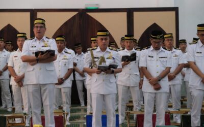 ROYAL BRUNEI NAVY HOSTS KHATAM AL-QURAN CEREMONY IN CONJUNCTION WITH HIS MAJESTY’S 80TH BIRTHDAY CELEBRATION