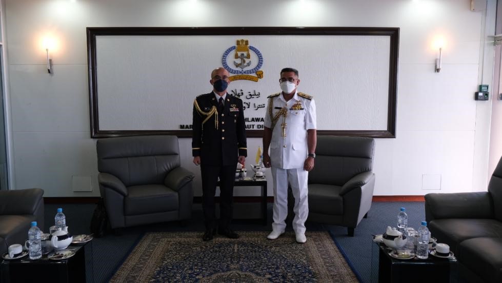 RBN COMMANDER RECEIVED INTRODUCTORY CALL BY JAPAN DEFENCE ATTACHE ACCREDITED TO BRUNEI DARUSSALAM