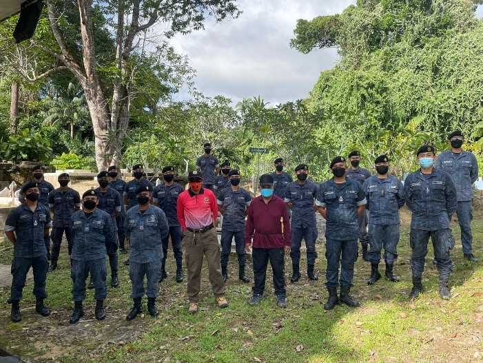 CEMETERY CLEANING CAMPAIGN AT TANAH PERKUBURAN ISLAM PEKAN MUARA/PELABUHAN AND TANAH PERKUBURAN ISLAM KG SERASA, MUKIM SERASA IN CONJUCTION WITH DIAMOND JUBILEE ANNIVERSARY OF ROYAL BRUNEI ARMED FORCES