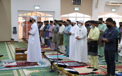ROYAL BRUNEI NAVY HOLDS TAKBIR RAYA AND SUNNAH AIDILFITRI PRAYERS 1443 HIJRAH