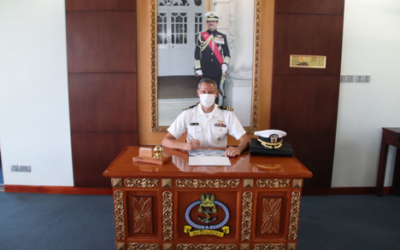 FAREWELL COURTESY CALL WITH COMMANDER RANDALL D JONES, CHIEF, OFFICE OF DEFENSE COOPERATIONS IN BRUNEI DARUSSALAM