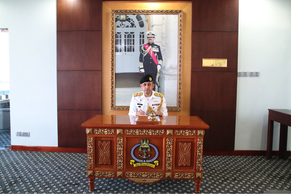 DEFENCE ADVISER OF PAKISTAN ACCREDITED TO BRUNEI DARUSSALAM CONDUCTS COURTESY CALL TO COMMANDER RBN