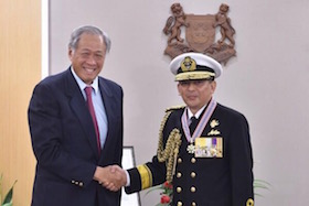 RBN COMMANDER CONFERRED SINGAPORE’S MERITORIOUS SERVICE MEDAL (MILITARY)
