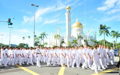 ROYAL BRUNEI NAVY GATHERED IN BANDAR SERI BEGAWAN FOR MAULIDUR RASUL 1436H
