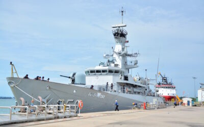 KRI USMAN HARUN & KRI TERAPANG ARRIVES IN BRUNEI DARUSSALAM