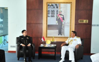 RBN WELCOMES CHIEF OF NAVY, REPUBLIC OF SINGAPORE NAVY