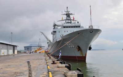 RBN WELCOMES GOODWILL VISIT BY PLA NAVY FLEET