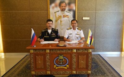 ROYAL BRUNEI NAVY HOSTS 3RD NAVY STAFF TALKS WITH RUSSIAN NAVY