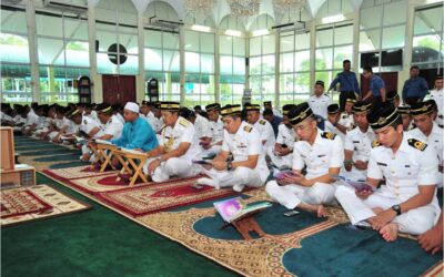 DOA KESYUKURAN CEREMONY IN CONJUNCTION WITH THE ROYAL BRUNEI NAVY’S 49TH ANNIVERSARY