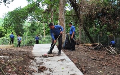 CLEANING CAMPAIGN BY RBN PERSONNEL AT SERASA MUSLIM CEMETERY IN CONJUNCTION WITH ‘IHYA RAMADHAN’