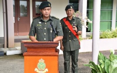 ACCEPTANCE OF POST AS THE COMMANDANT OF SUPPORT SERVICES OF THE ROYAL BRUNEI NAVY CEREMONY