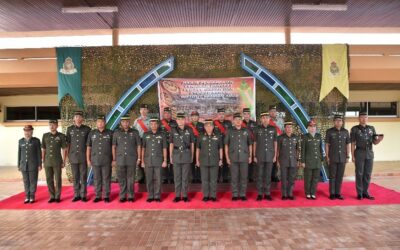 FAREWELL COURTESY CALL FROM DEFENCE ATTACHE UNITED STATES OF AMERICA TO RBN COMMANDER