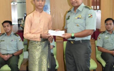 UCAPAN PENGHARGAAN PEMANGKU PEMERINTAH TLDB BERSEMPENA HUT ABDB KE 55 TAHUN