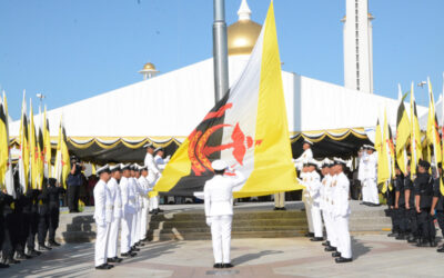 FLAG HOISTING CEREMONY TO MARK BRUNEI DARUSSALAM’S 34TH NATIONAL DAY
