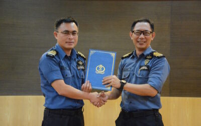 HANDING OVER CEREMONY FOR CHIEF OF STAFF, ROYAL BRUNEI NAVY