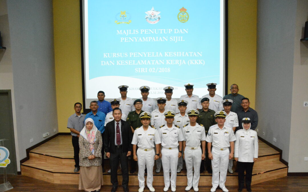 CLOSING CEREMONY OF OCCUPATIONAL HEALTH AND SAFETY SUPERVISOR COURSE SERIAL 02/2018