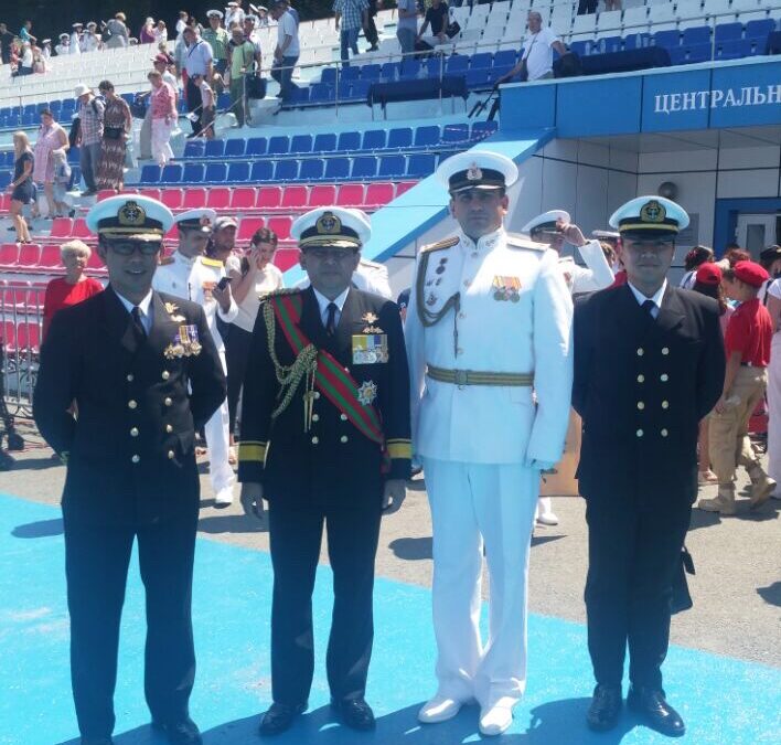 COMMANDER OF THE ROYAL BRUNEI NAVY ATTENDED RUSSIAN NAVY DAY
